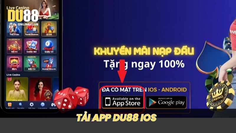 Tải app nhà cái Du 88 cho máy iOS